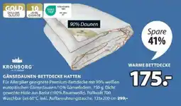 JYSK Gänsedaunen-bettdecke hatten Angebot