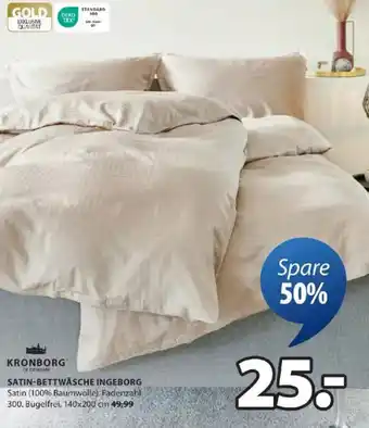JYSK SATIN-BETTWÄSCHE INGEBORG Angebot