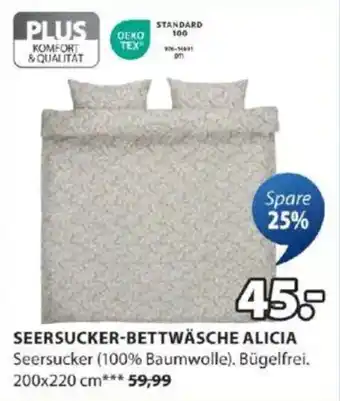 JYSK Seersucker-bettwäsche alicia Angebot