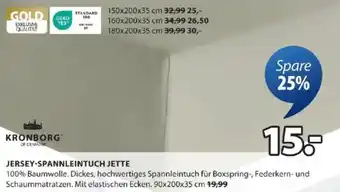 JYSK Jersey-spannleintuch jette Angebot