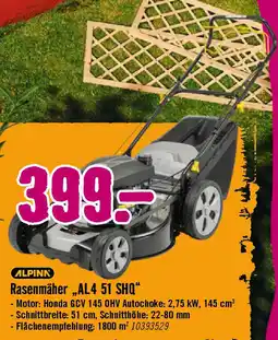 Hornbach Rasenmäher „AL4 51 SHQ Angebot