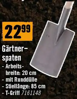 Hornbach Gärtner- spaten Angebot