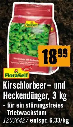 Hornbach Kirschlorbeer- und Heckendünger Angebot