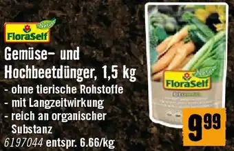 Hornbach Gemüse- und Hochbeetdünger Angebot