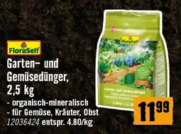 Hornbach Garten- und Gemüsedünger Angebot