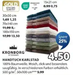 JYSK Handtuch karlstad Angebot