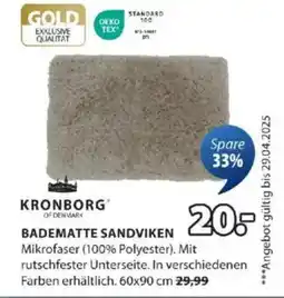 JYSK Badematte sandviken Angebot