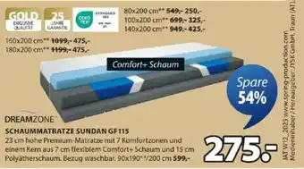 JYSK Schaummatratze sundan gf115 Angebot