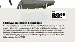 Der Grissemann 7| hollywoodschaukel-sonnendach Angebot