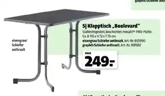 Der Grissemann 5| klapptisch „boulevard Angebot