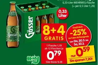 Interspar Gösser Biostoff Lager Bier Angebot