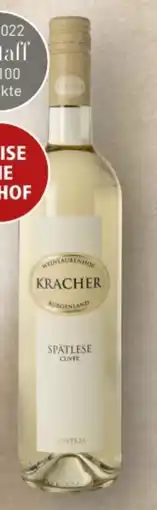 Interspar Weingut Kracher Spätlese Cuvee Angebot