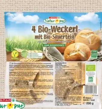 Spar Spar Natur pur 4 Bio-Weckerl mit Bio-Sauerteig Angebot