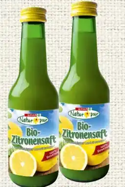 Spar Spar Natur pur Bio Zitronensaft Angebot