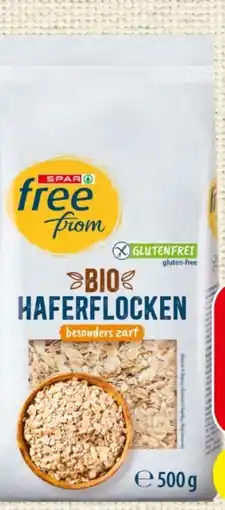 Spar SPAR free from Zarte Bio Haferflocken Angebot