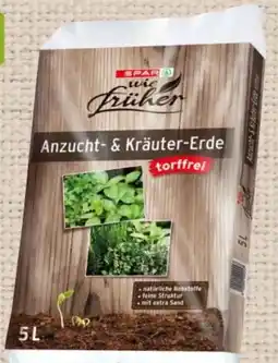 Spar SPAR wie früher Anzucht-Kräuter-Erde Angebot