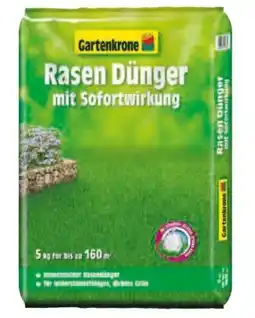 Hagebau Garten Krone Rasendünger mit Sofortwirkung Angebot