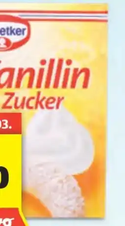 Hofer Dr. Oetker Vanillinzucker Angebot