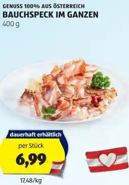 Hofer Bauchspeck im ganzen Angebot