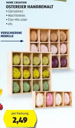 Hofer Ostereier handbemalt Angebot