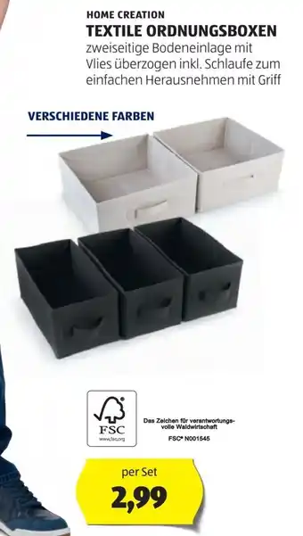 Hofer Textile ordnungsboxen Angebot