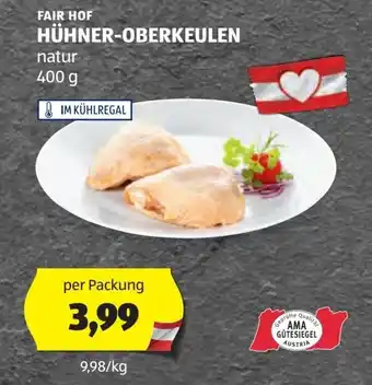 Hofer Hühner-oberkeulen Angebot