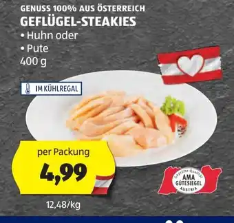 Hofer Geflügel-steakies Angebot