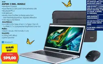 Hofer Aspire 3 inkl. bundle Angebot