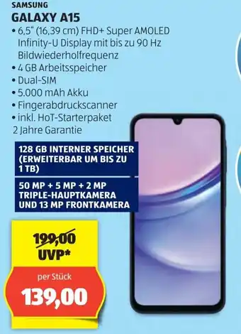 Hofer Galaxy a15 Angebot