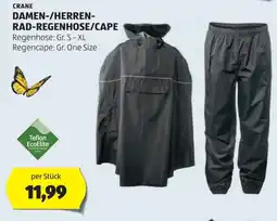 Hofer Damen-/herren- rad-regenhose/cape Angebot