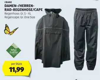 Hofer Damen-/herren- rad-regenhose/cape Angebot