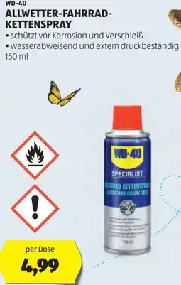 Hofer Allwetter-fahrrad- kettenspray Angebot