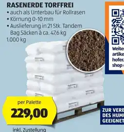 Hofer Rasenerde torffrei Angebot