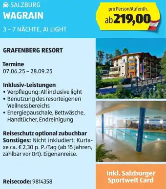 Hofer Salzburg wagrain Angebot