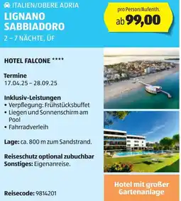 Hofer Italien/obere adria lignano sabbiadoro Angebot