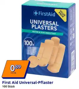 Action First Aid Universal-Pflaster Angebot