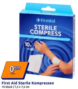 Action First Aid Sterile Kompressen 1 Angebot