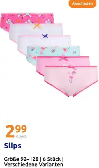 Action Slips Angebot