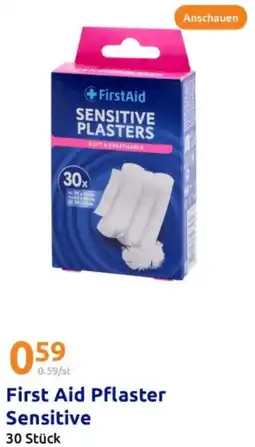 Action First Aid Pflaster Sensitive Angebot