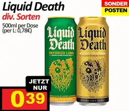 Wurstico Liquid Death Angebot