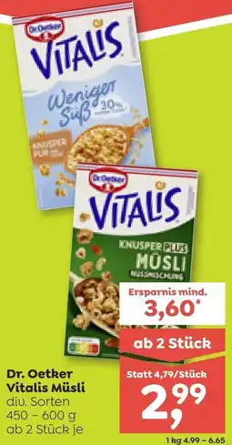 ADEG Vitalis Müsli Angebot