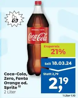 ADEG Coca-Cola, Zero, Fanta Orange od. Sprite Angebot