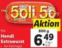 Lidl Hendl Extrawurst Angebot