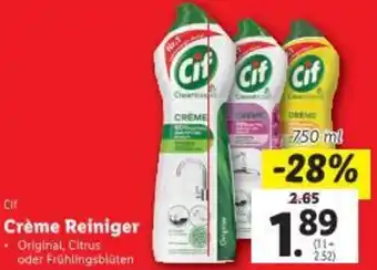 Lidl Crème Reiniger Angebot