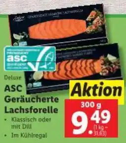 Lidl ASC Geräucherte Lachsforelle Angebot