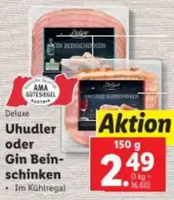 Lidl Uhudler oder Gin Bein- schinken Angebot