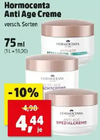 Thomas Philipps Hormocenta Anti Age Creme Angebot