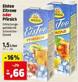 Thomas Philipps Eistee zitrone oder pfirsich Angebot