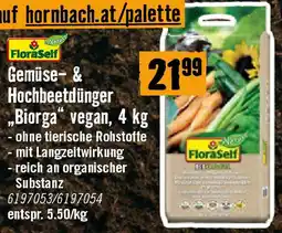 Hornbach Gemüse-& Hochbeetdünger „Biorga“ vegan Angebot