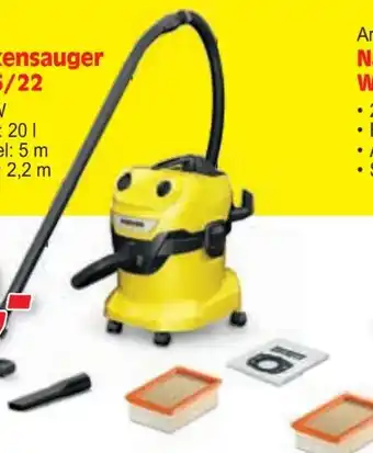 Zgonc Kärcher Nass-Trockensauger WD 4 V-20/5/22 Angebot